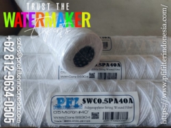 large swc string wound ss304 core filter cartridge